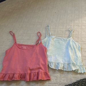 2 American Eagle Cropped Tanks